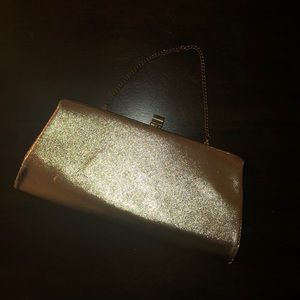 Small gold clutch